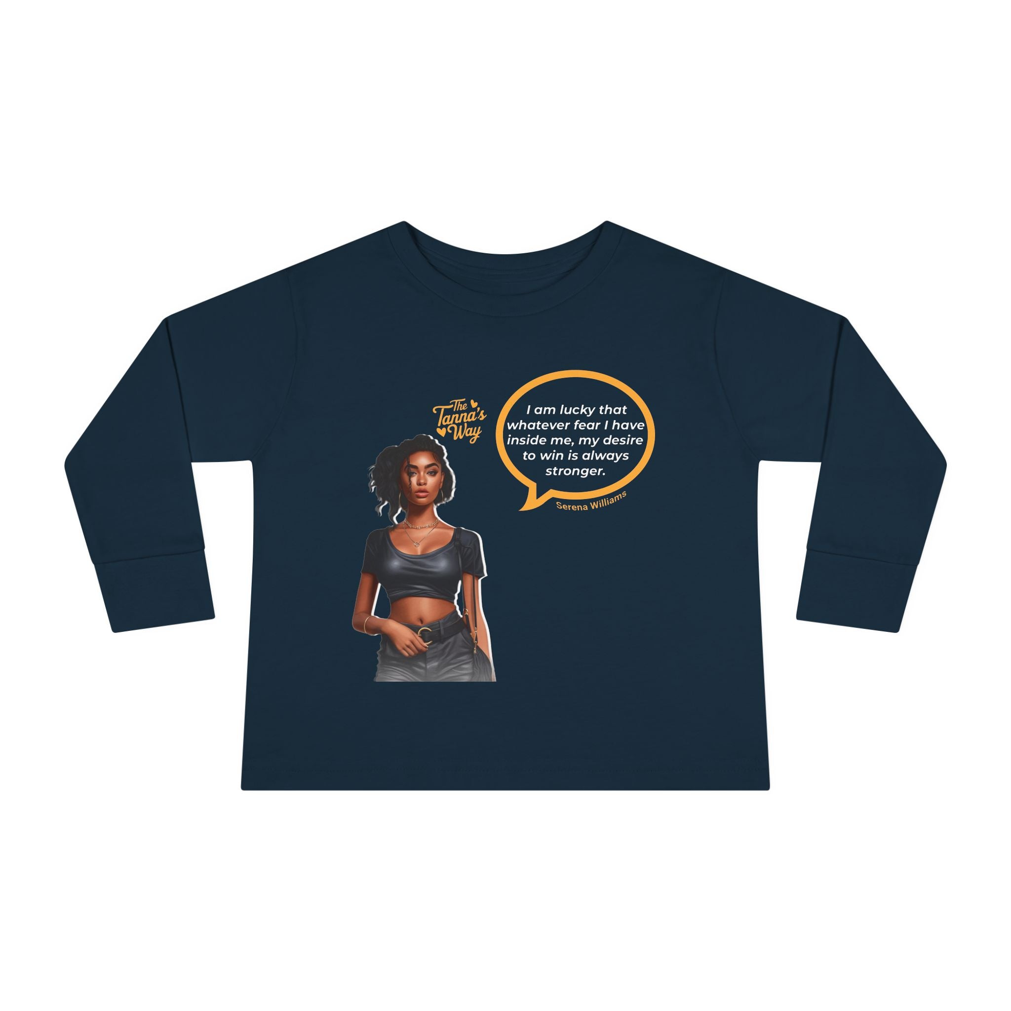 Serena Williams | Toddler Long Sleeve Tee